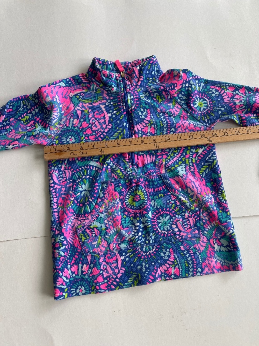 Lilly Pulitzer Girls No Prob Llama Little Skipper Popover - Picture 9 of 11